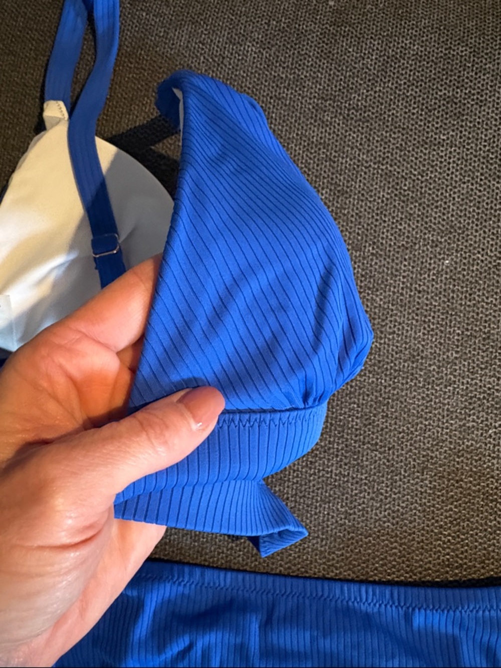 Shade & Shore Blue Ribbed Bikini Set - Picture 9 of 9